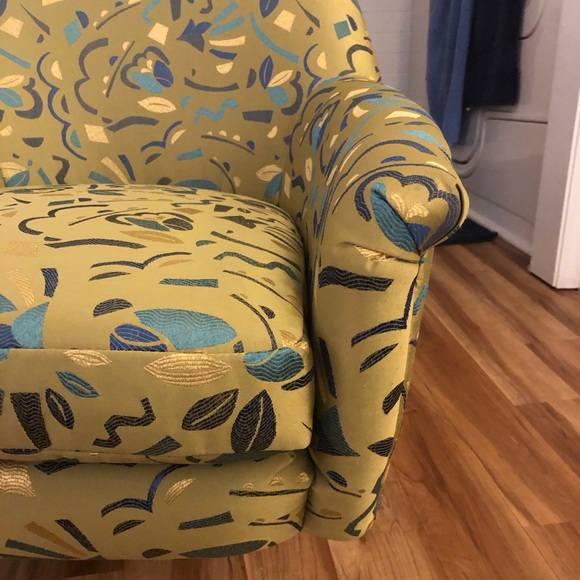 West Elm Phoebe Mid Century Modern Chairs With Metal Legs - Pair - Picture 8 of 15